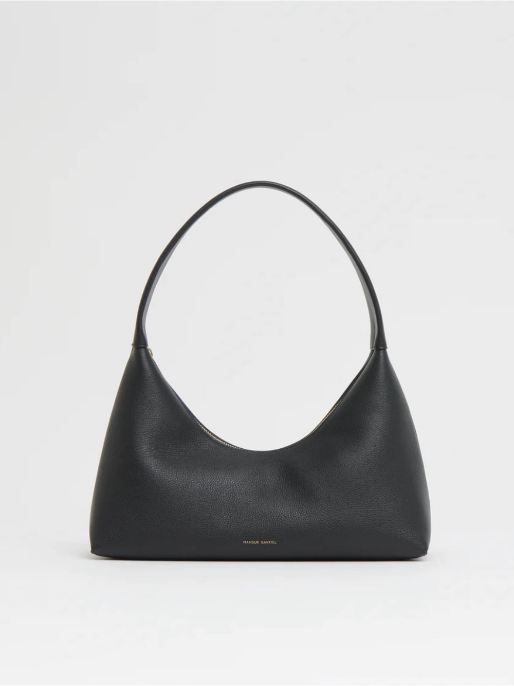Mansur Gavriel Candy Baguette Black Leather Bag in Black